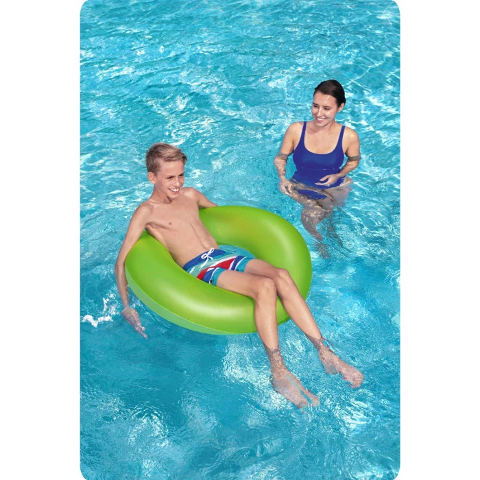 Круг надувной для плавания Bestway 36025-02 зеленый, 91 см
