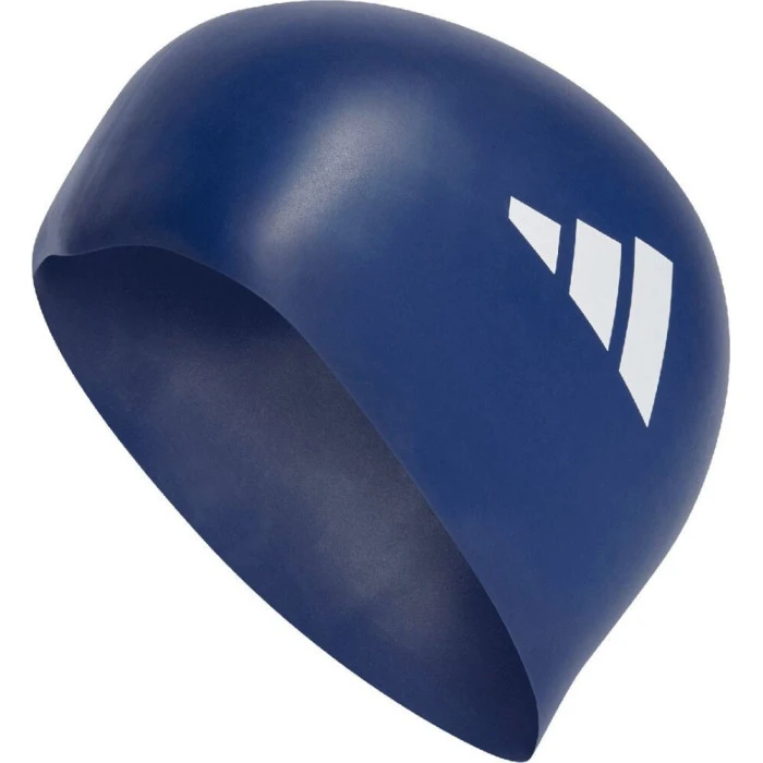 Шапочка для плавания Adidas IK9662 3-Stripes, темно-синяя