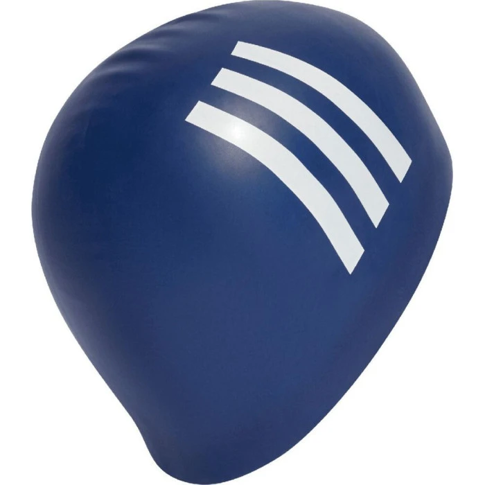 Шапочка для плавания Adidas IK9662 3-Stripes, темно-синяя