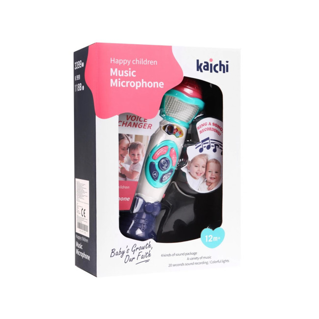 Детский караоке микрофон 12+ мес