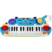 Детский синтезатор + Малые барабаны + Микрофон 3+