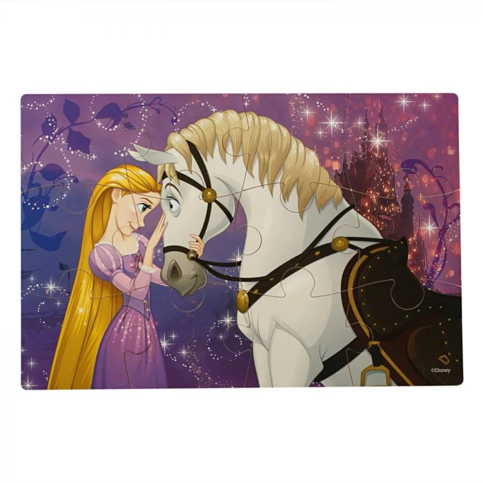 Пазл деревянный Spin Master 4в1 Принцессы 23 х 15 см, 72 эл.