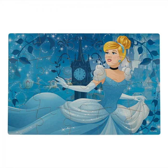 Пазл деревянный Spin Master 4в1 Принцессы 23 х 15 см, 72 эл.