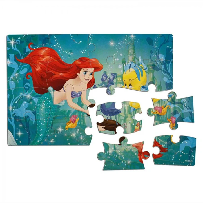 Пазл деревянный Spin Master 4в1 Принцессы 23 х 15 см, 72 эл.