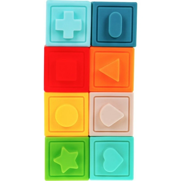 Mega набір з 20 кульок з кубиків тварин для дітей 6 м+