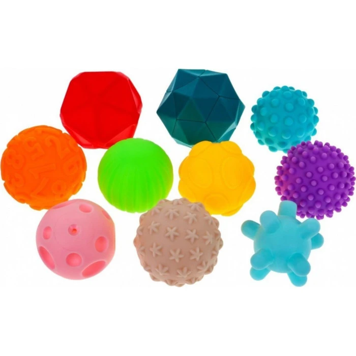 Mega набір з 20 кульок з кубиків тварин для дітей 6 м+