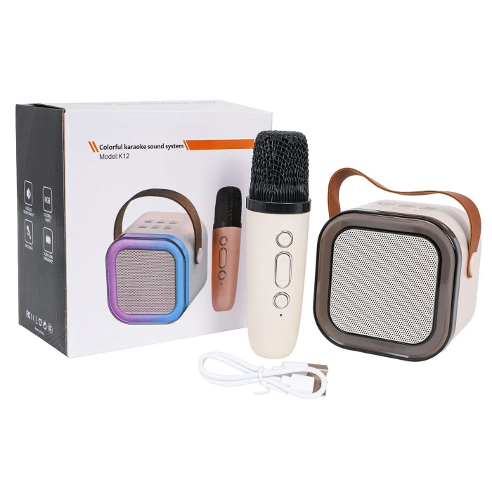 Детский караоке микрофон Ramiz K12 + колонка