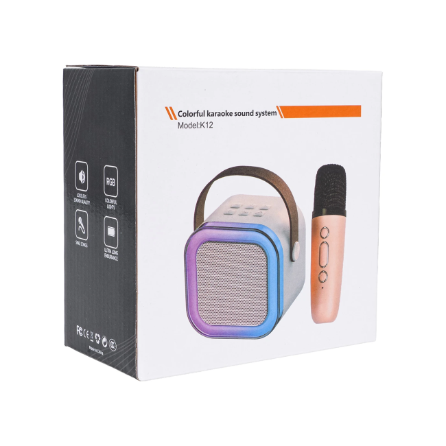 Дитячий караоке мікрофон Ramiz K12 + колонка
