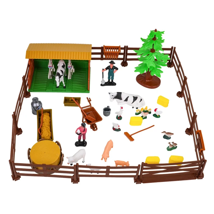 Детский набор Ramiz 550-1K Ферма с трактором 101 эл,+ аксессуары