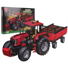 Дитячий конструктор «Трактор і причіп» 1284el.