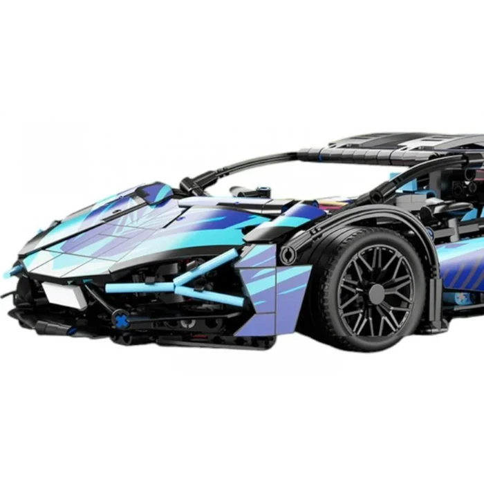 Дитячий конструктор Ramiz 7604 Спорткар 1280 ел, різнокольоровий