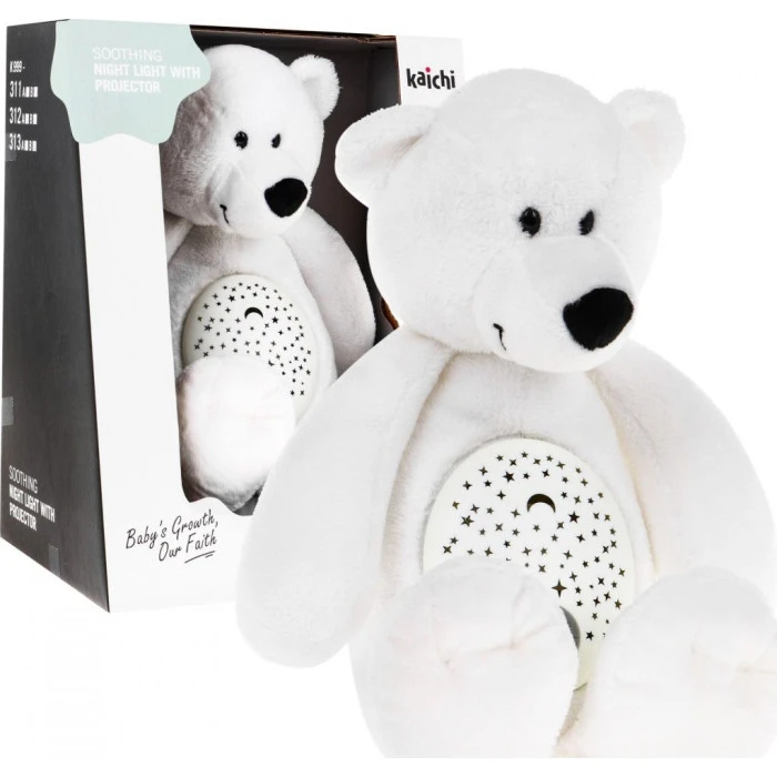 Мягкая игрушка успокаивающий мишка 3 в 1 для детей 6 м+