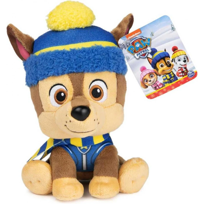 М'яка іграшка Spin Master Gund Цуценя Гонщик Зимові свята 15 см "Щенячий патруль"