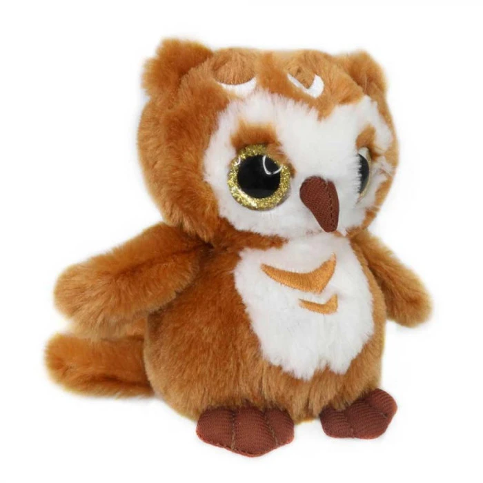 Мягкая игрушка Funville Cutekins Гоменящие птенцы, Совенок 12 см