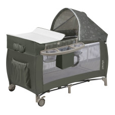 Кроватка-манеж Lionelo SVEN PLUS BEIGE OLIVE