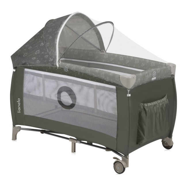 Кроватка-манеж Lionelo SVEN PLUS BEIGE OLIVE