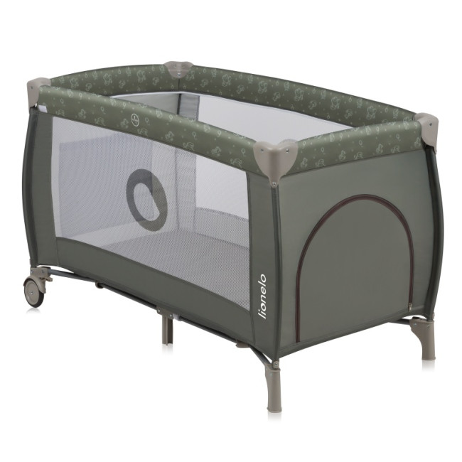 Кроватка-манеж Lionelo SVEN PLUS BEIGE OLIVE