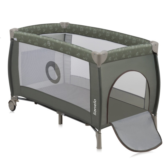 Кроватка-манеж Lionelo SVEN PLUS BEIGE OLIVE