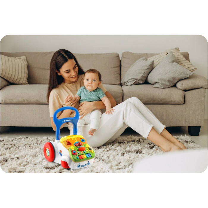 Каталка 2-в-1 интерактивная Ricokids белая