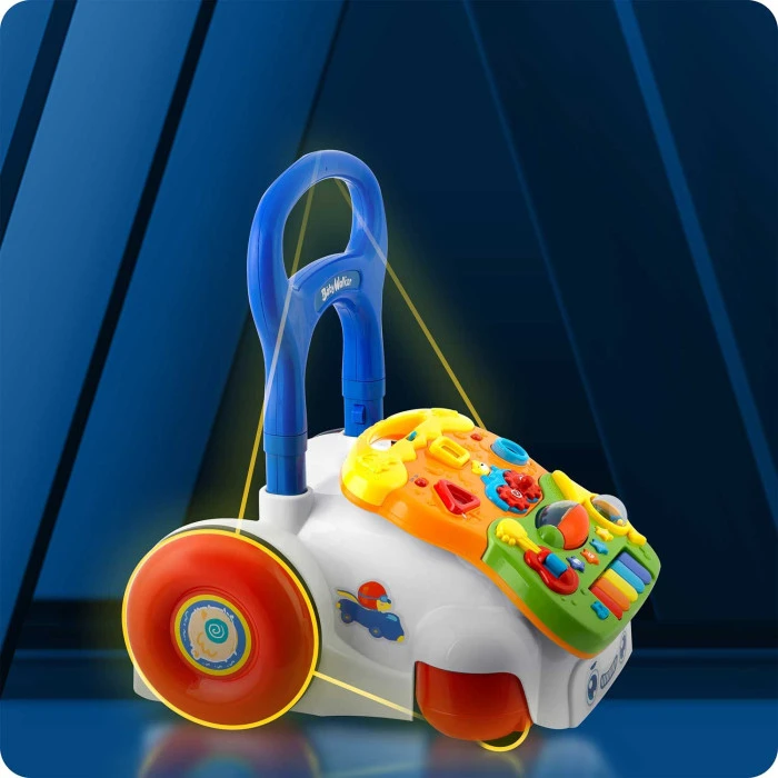 Каталка 2-в-1 интерактивная Ricokids белая