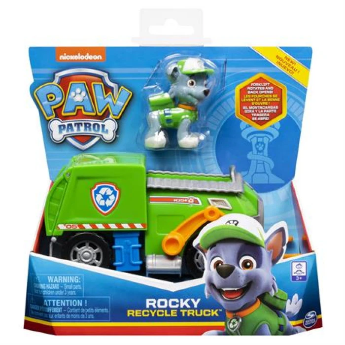 Игровой набор Paw Patrol Мусоровоз с водителем Роки (SM16775/9948)