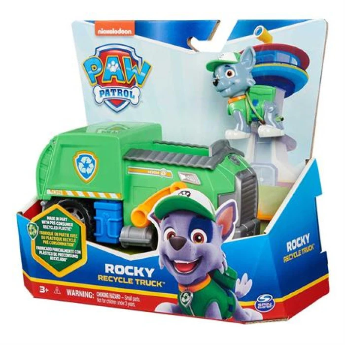 Игровой набор Paw Patrol Мусоровоз с водителем Роки (SM16775/9948)