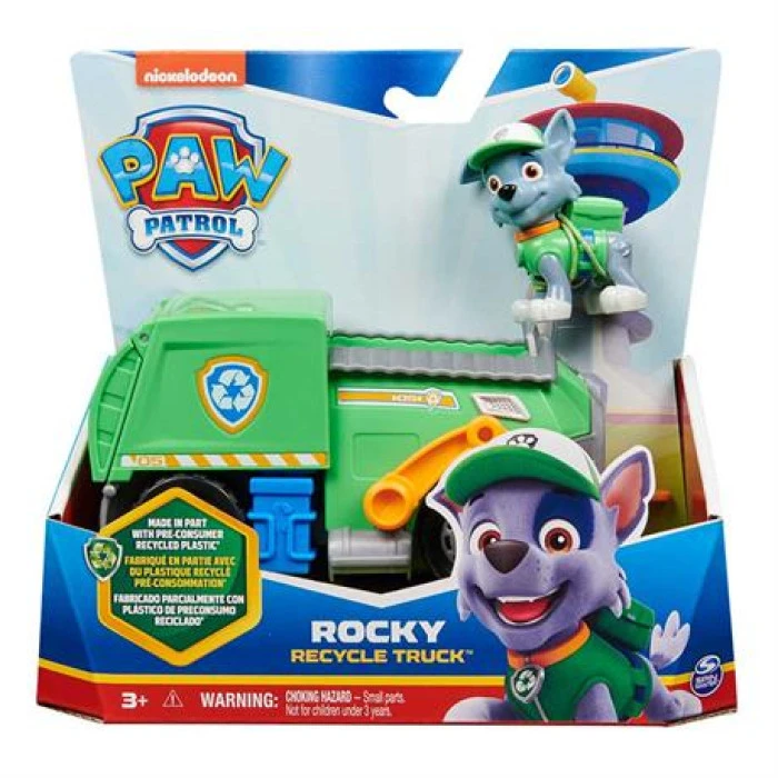 Игровой набор Paw Patrol Мусоровоз с водителем Роки (SM16775/9948)
