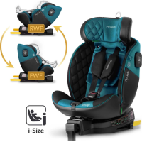 Автокресло Nukido Prestige Line ISOFIX 0-36 кг, черно-синее