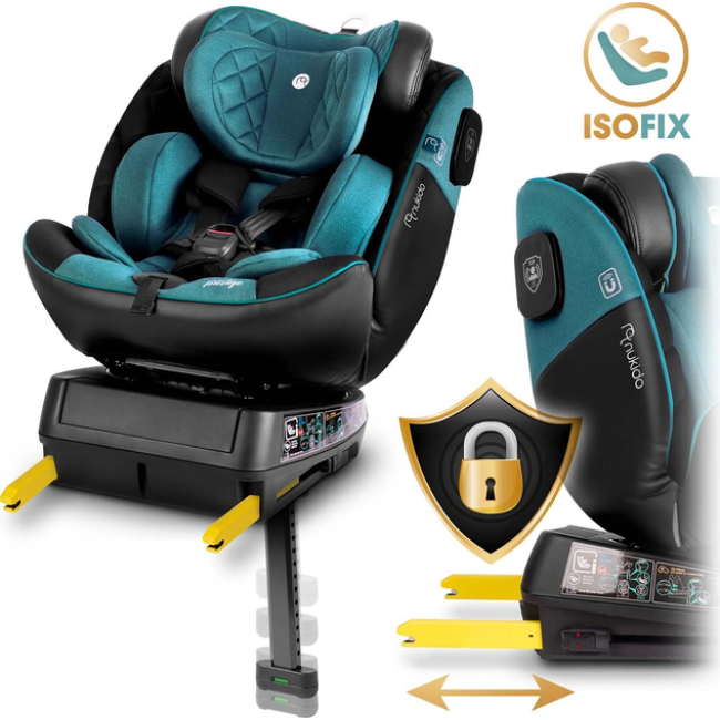 Автокресло Nukido Prestige Line ISOFIX 0-36 кг, черно-синее