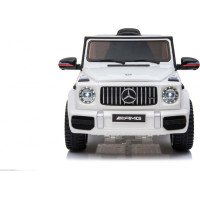 Дитяча акумуляторна машинка Mercedes AMG G63. Біла