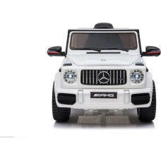 Детская аккумуляторная машинка Mercedes AMG G63. Белая