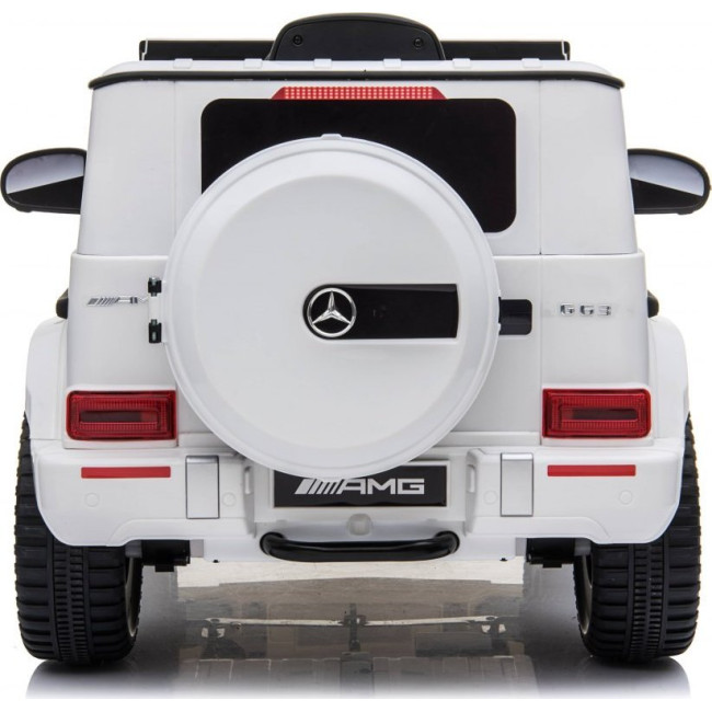 Детская аккумуляторная машинка Mercedes AMG G63. Белая