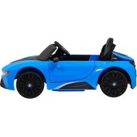 Детская аккумуляторная машинка BMW I8 Lift Battery Car Синяя