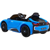 Детская аккумуляторная машинка BMW I8 Lift Battery Car Синяя