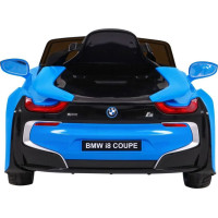 Детская аккумуляторная машинка BMW I8 Lift Battery Car Синяя