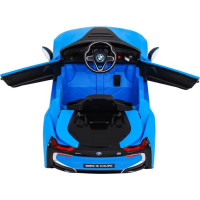 Детская аккумуляторная машинка BMW I8 Lift Battery Car Синяя
