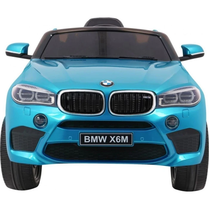 Детская аккумуляторная машинка BMW X6M Синяя