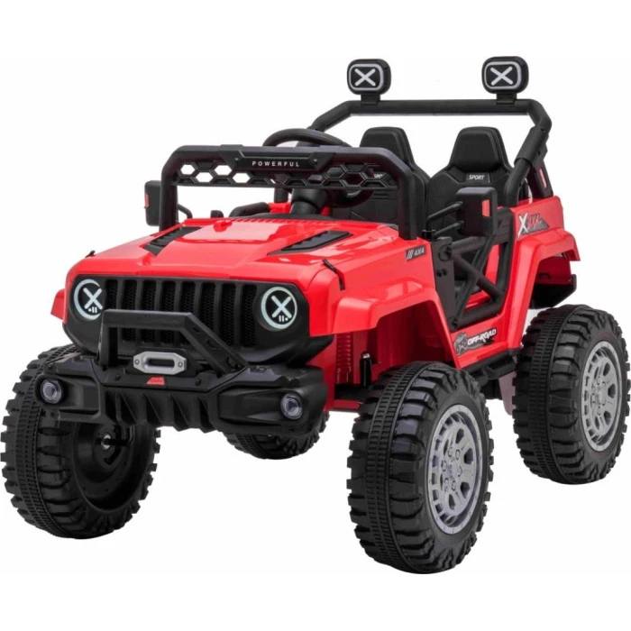 Дитячий акумуляторний позашляховик OFF ROAD Червоний