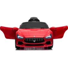 Детская аккумуляторная машинка Maserati Ghibli на аккумуляторе Красная