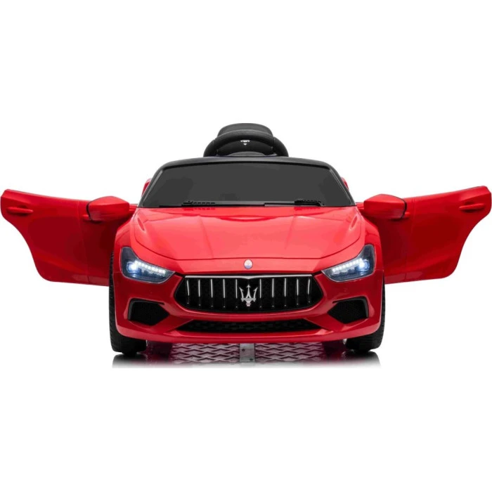 Дитяча акумуляторна машинка Maserati Ghibli на акумуляторі Червона