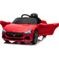 Детская аккумуляторная машинка Maserati Ghibli на аккумуляторе Красная
