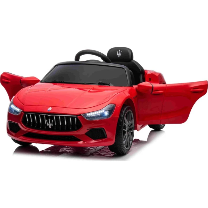 Дитяча акумуляторна машинка Maserati Ghibli на акумуляторі Червона