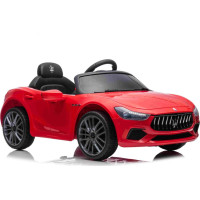 Детская аккумуляторная машинка Maserati Ghibli на аккумуляторе Красная