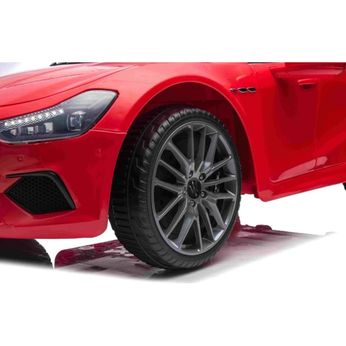 Дитяча акумуляторна машинка Maserati Ghibli на акумуляторі Червона