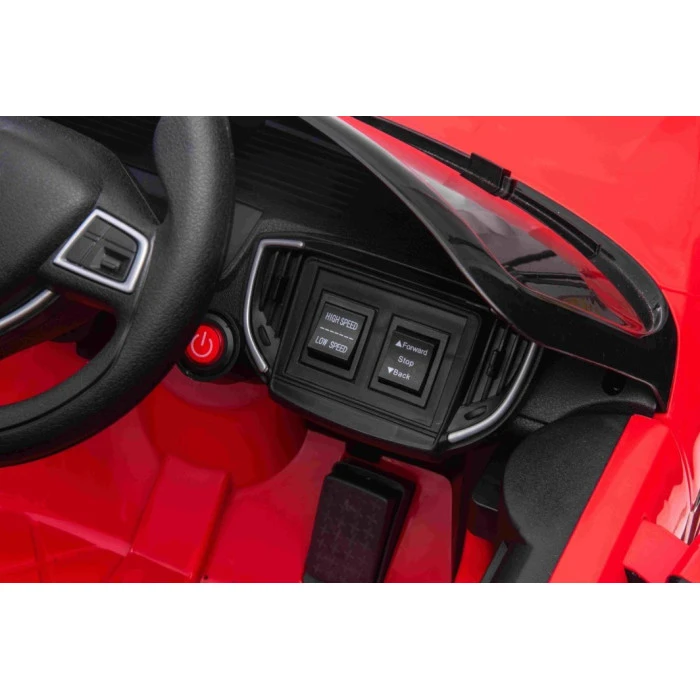 Дитяча акумуляторна машинка Maserati Ghibli на акумуляторі Червона