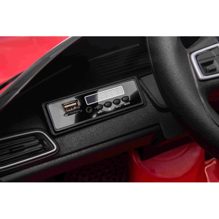 Дитяча акумуляторна машинка Maserati Ghibli на акумуляторі Червона