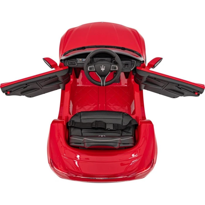 Дитяча акумуляторна машинка Maserati Ghibli на акумуляторі Червона