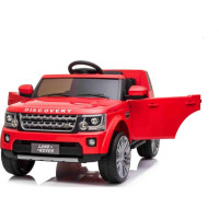 Детская аккумуляторная машинка Land Rover Discovery Красная