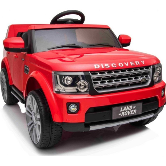 Детская аккумуляторная машинка Land Rover Discovery Красная