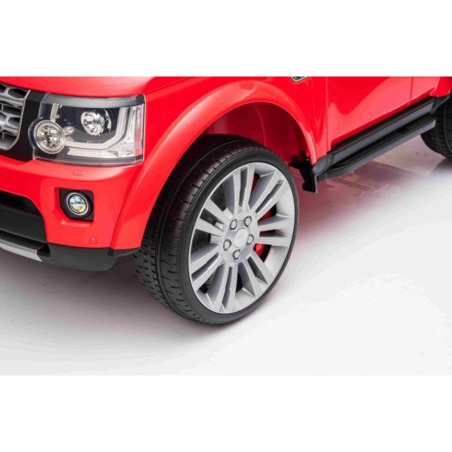 Детская аккумуляторная машинка Land Rover Discovery Красная